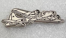 Load image into Gallery viewer, B-17 limited edition enamel pin and vinyl die-cut sticker set