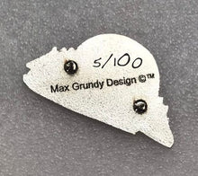 Load image into Gallery viewer, KAR-V limited edition enamel pin and sticker set