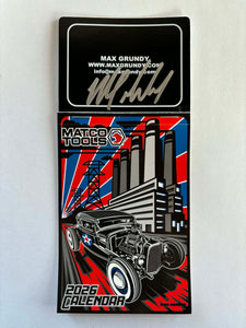 MAX GRUNDY X MATCO 2026 mini calendar – Max Grundy Design