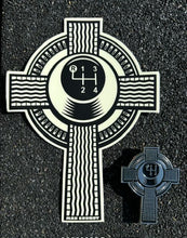 Load image into Gallery viewer, CELTIC CROSS limited edition enamel pin and sticker set