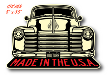Load image into Gallery viewer, MADE IN THE USA limited edition enamel pin and die-cut sticker set