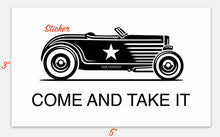 Load image into Gallery viewer, COME AND TAKE IT limited edition enamel pin and sticker set