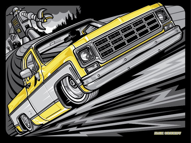 ABUSE OF POWER limited edition silkscreen print – Max Grundy Design