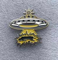 UFO ABDUCTION limited edition enamel pin