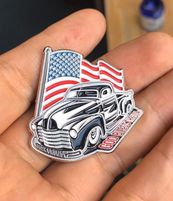 Load image into Gallery viewer, BLESS THE USA limited edition enamel pin