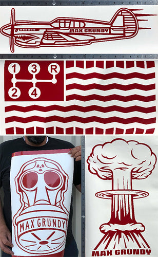 GIANT STICKER PACK -red