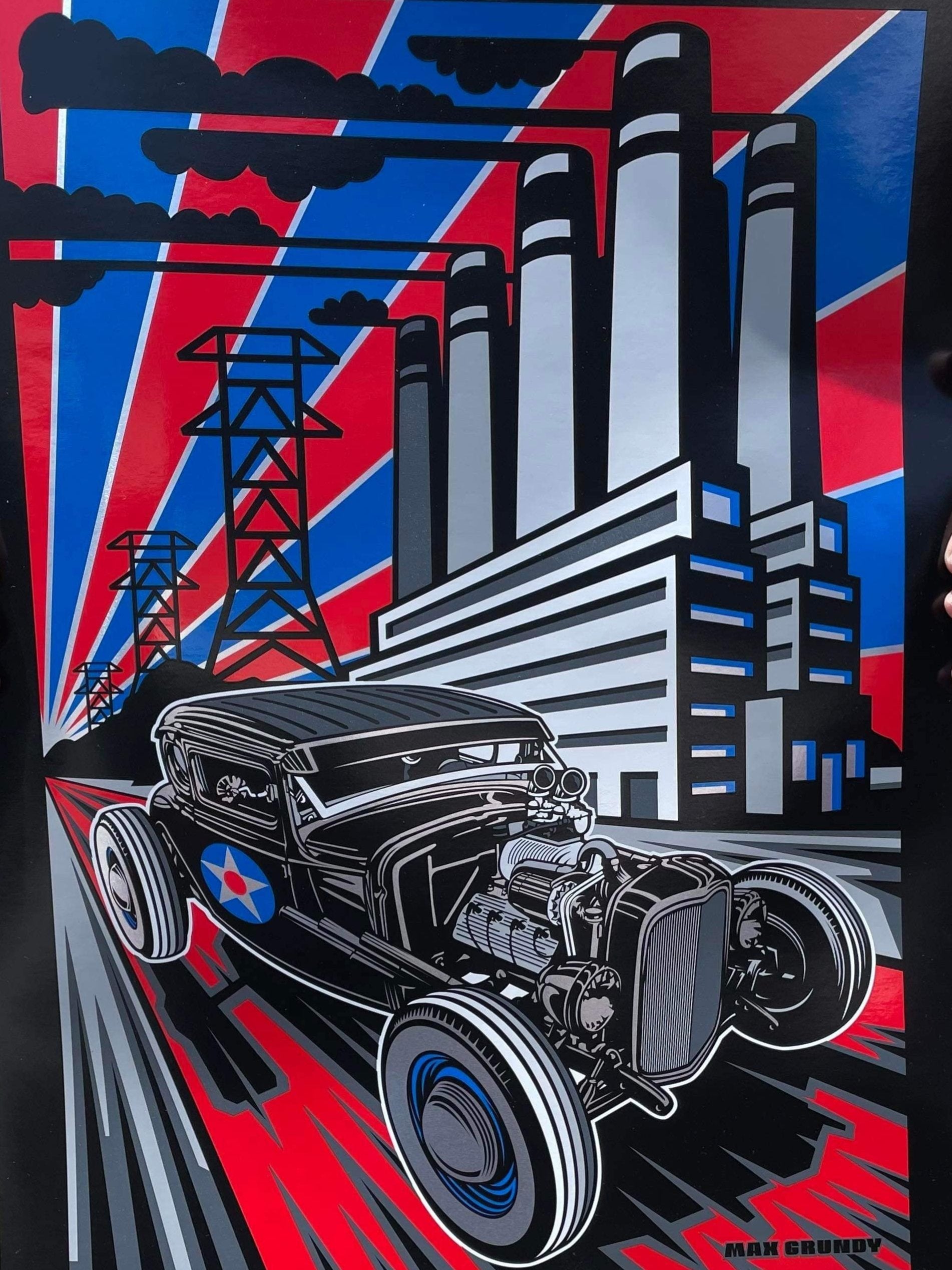 VOLTAGE HIGHWAY (15th anniversary edition) silkscreen print – Max